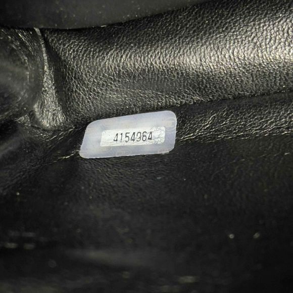 CHANEL - VTG 1996 Medium Black Top Handle Kelly Medium Flap Bag - Patent Leather - Picture 4 of 12